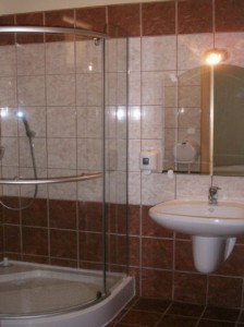 Pension Sommer - Bathroom with shower Pension Sommer - Bathroom with shower